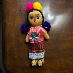 Handmade 10" Mexican Rag Doll - Chiapas Mexico Doll